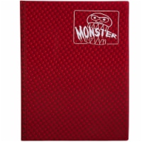 Monster Binder - 9 Pocket Trading Card Album - Holofoil Red