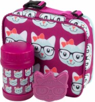 Bentology Kids Lunch Bag Set Kitty w Reusable Hard Ice Pack and Double Insulated Food Jar 1 unit Pick n Save