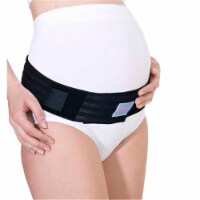 Gabrialla  Maternity Light Support Belt&#44; Black - Large