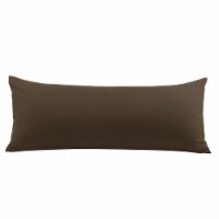 PiccoCasa Microfiber Pillowcase for Long Pillow with Zipper Closure Perspective: Main
