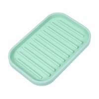 VOCOSTE Soap Cleaning Storage Keep Dry Home Bathroom Kitchen Silicone Soap Dish Perspective: Main