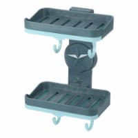 VOCOSTE Wall Mounted Soap Dish Soap Box Soap Holder for Bathroom Kitchen Perspective: Main