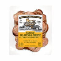Holmes Smokehouse Sliced Jalapeno & Cheese Small Batch Sausage Perspective: Main