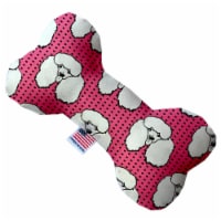 Mirage Pet 1177-SFTYBN10 Pretty Poodles 10 in. Stuffing Free Bone Dog Toy