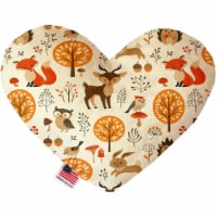Mirage Pet 1186-SFTYHT8 Fox & Friends 8 in. Stuffing Free Heart Dog Toy
