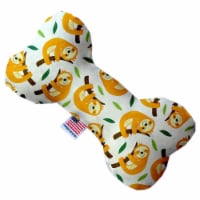 Mirage Pet 1202-SFTYBN6 Sleepy Sloths 6 in. Stuffing Free Bone Dog Toy