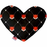 Mirage Pet 1236-SFTYHT8 Fox Plaid 8 in. Stuffing Free Heart Dog Toy