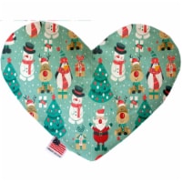 Mirage Pet 1280-SFTYHT8 Frosty & Friends 8 in. Stuffing Free Heart Dog Toy