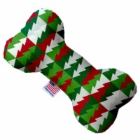 Mirage Pet 1286-SFTYBN6 Classy Christmas Trees 6 in. Stuffing Free Bone Dog Toy