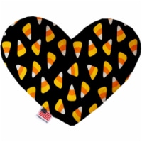 Mirage Pet 1330-SFTYHT6 Candy Corn 6 in. Stuffing Free Heart Dog Toy