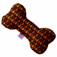 Mirage Pet 1349-SFTYBN10 Autumn Leaves 10 in. Stuffing Free Bone Dog Toy