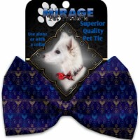 Mirage Pet 1290-VBT Menorah Madness Pet Bow Tie Collar Accessory with Cloth Hook & Eye