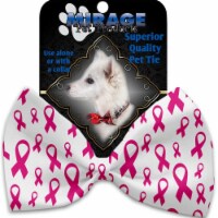 Mirage Pet 1329-VBT Pink Ribbons Pet Bow Tie Collar Accessory with Cloth Hook & Eye
