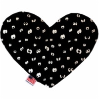 Mirage Pet 1347-CTYHT8 Eyes Eyes Everywhere Canvas Heart Dog Toy - 8 in.