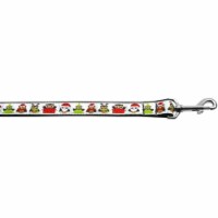 Mirage Pet 125-098 3806 0.37 in. Wide 6 ft. Long Santa Owls Nylon Dog Leash