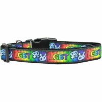 Mirage Pet Products 125-193 CT LGBT Nylon Cat Collar