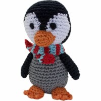 Knit Knacks Chilly Willy the Penguin Organic Cotton Small Dog Toy