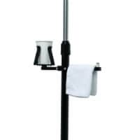 Cup Holder and Towel Rack Gym Buddy Add-On for CTA Digital Floor Stands