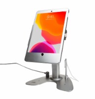 Dual Security Kiosk Stand with Locking Case and Cable for iPad 10.2-Inch