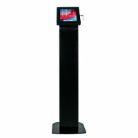 Premium Large Locking Floor Stand Kiosk (Black)
