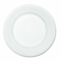 Huhtamaki 21217 10.5 in. Dia. Paper Dinnerware Plate, White - Case of 500