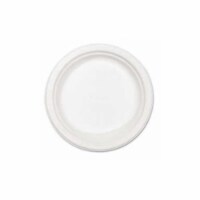 Huhtamaki 21227 8.75 in. Verdict Classic Molded Fiber Paper Plates, White - Case of 500