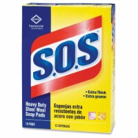 Clorox 88320 S.O.S. Steel Wool Soap Pad - Case of 180