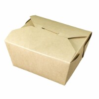WestRock 03BPEARTHM CPC 66 oz Bio-Plus Earth Microwaveable Food Container, Brown - Case of 20