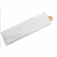 Atlas A427 CPC Kraft Bread Bag, Plain White - Case of 1000