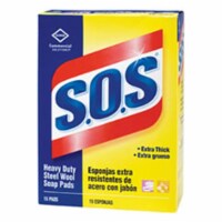 Clorox 88320 CPC S.O.S. Steel Wool Soap Pads - Case of 180