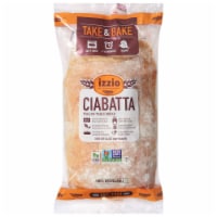 Izzio Take & Bake Ciabatta Italian Table Bread