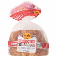 Izzio Chia Cracked Rye Bread 8 Count