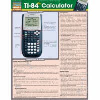 Ti 84 Plus Calculator Quickstudy Easel