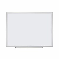Dry Erase Board&#44; 23 x 17 Inches&#44; Melamine Surface&#44; Silver Aluminum Frame