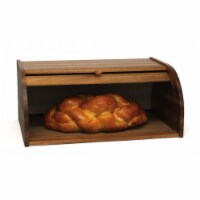 Lipper International  Acacia Roll Top Bread Box