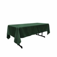 TCpop60x108-GreenHuntP20 Polyester Poplin Rectangular Tablecloth, Hunter Green - 60 x 108 in.