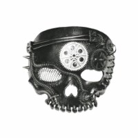 Steam Punk Mask For No Jaw Skeleton Costume