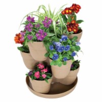 Bloomers Flower Tower 3-Tier Set - Sand