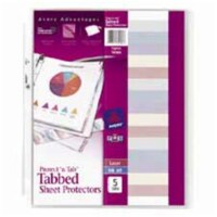 Consumer Products Protect ft.N Tab Sheet Protectors- 8 Tab- 11in.x8-.50in.- Clear
