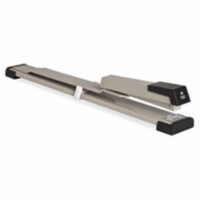 Stapler&#44; Long Reach&#44; 20 Sht Cap&#44; Gray-Black