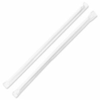 Individually Wrapped Straws, 7.75 in., 500-BX, Translucent