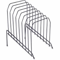 Vertical 8-Section File - Black