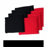 Black and Red Cornhole Bags, Set of 8