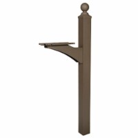 LP000BZ0 10.8 x 4.2 in. Landover Decorative Mailbox Cross Arm Post - Bronze