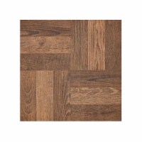 2 mm 12 x 12 in. Portfolio Self Adhesive Vinyl Floor Tile - Walnut Parquet, 9 Tiles per 9 sq