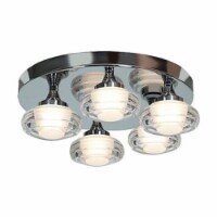 63979LEDD-CH-ACR 16 in. Optix LED Chrome Flush Mount Ceiling Light