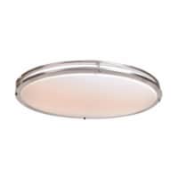 20468LEDD-BRZ-ACR 33 in . Solero Oval LED Bronze Flush Mount Ceiling Light