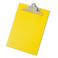 Plastic Antimicrobial Clipboard&#44; 1 in. Capacity&#44; Holds 8.5w x 12h&#44; Yellow