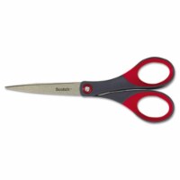 Precision Scissors- Pointed- 7&amp;quot; Length- 2-1/2&amp;quot; Cut- Gray/Red