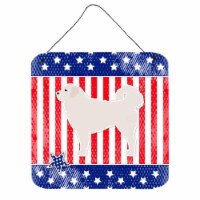 USA Patriotic Polish Tatra Sheepdog Wall or Door Hanging Prints